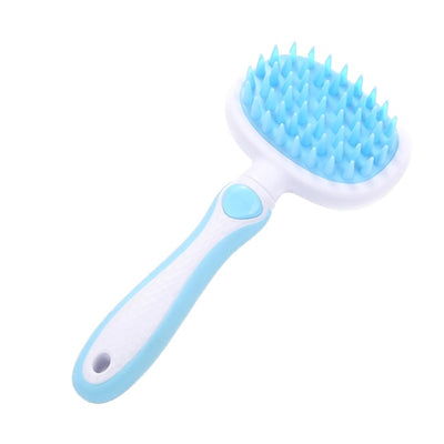Pet Massage Brush Cleaning Brush Dog Brush Cat Brush - Blue