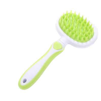 Pet Massage Brush Cleaning Brush Dog Brush Cat Brush - Green