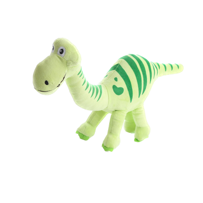 Dino Plush Large Squeaky Plush Dog Toy - Green