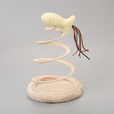 Cat Big Coil Spring Cute Toy - Fish