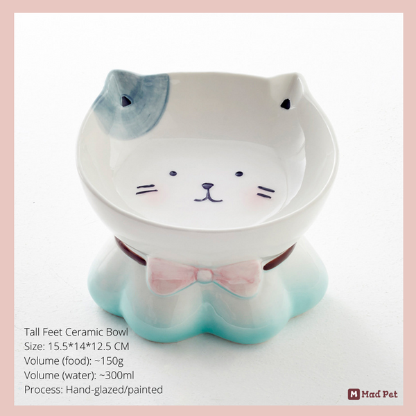 Tall Feet Ceramic Bowl - assorted