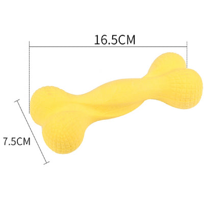 Mad Bone TPR Foam Toy Chew Toy Dog Toy  - Yellow