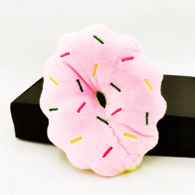 Mad Donuts Plush Toy - Strawberry/Chocolate - Strawberry