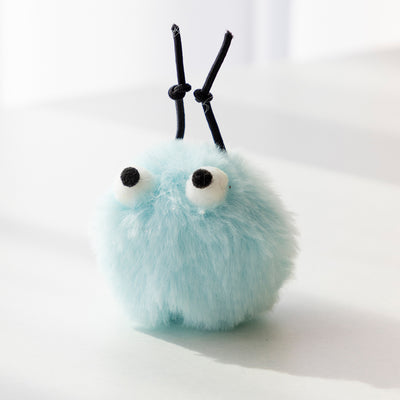 Fluffy Monster Plush Small Cute Toy Cat Toy - Blue