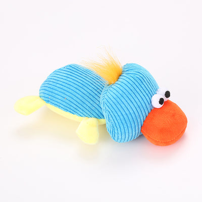 Cute Animal Plush Squeaky Dog Toy - Duck
