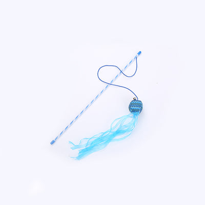 Cat Teaser Cute Super Long Cat Toy - 74 CM - Blue