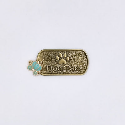Dog ID Tag - Blue Pumpkin Car